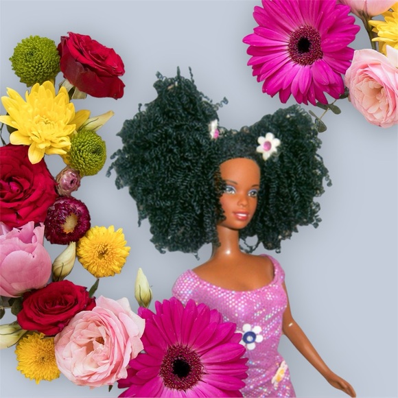 Springy Curls Vintage Doll